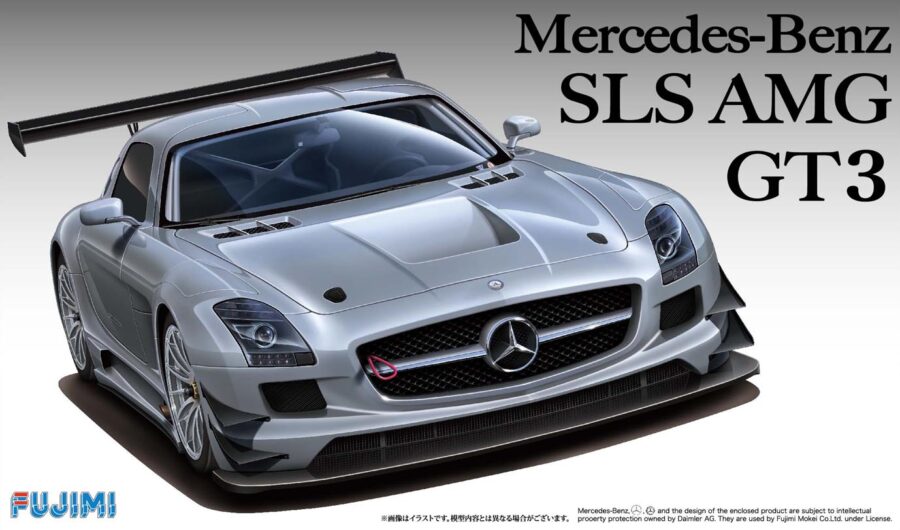 1:24 Scale Fujimi Mercedes SLS AMG GT3 Race Car Model Kit