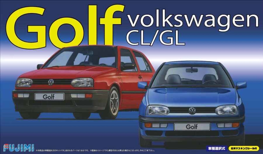 1:24 Scale Fujimi Volkswagen Golf CL / GL Model Kit