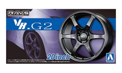 1:24 Scale Rays Volk Racing VR-G2 Wheel and Tyre Set 20inch Model Kit