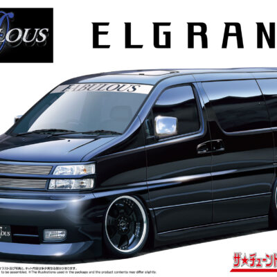 1:24 Scale Aoshima Nissan Fabulous Elgrand APE50 2000 Car Model Kit