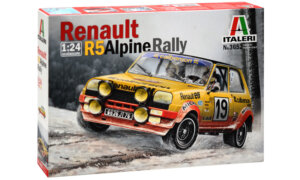 1:24 Scale Italeri Renault 5 Rally / Race Car Model Kit #1120