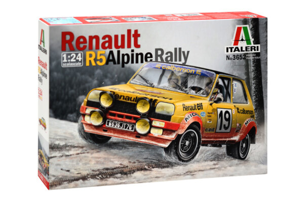 1:24 Scale Italeri Renault 5 Rally / Race Car Model Kit