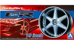 1:24 Scale Racing Hart Type CR 19inch Wheels & Tyre Set