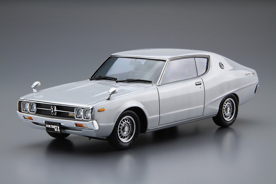 1:24 Scale Aoshima Nissan Skyline HT2000 GTX-E.S 1976 GC111 Model Kit - Image 2