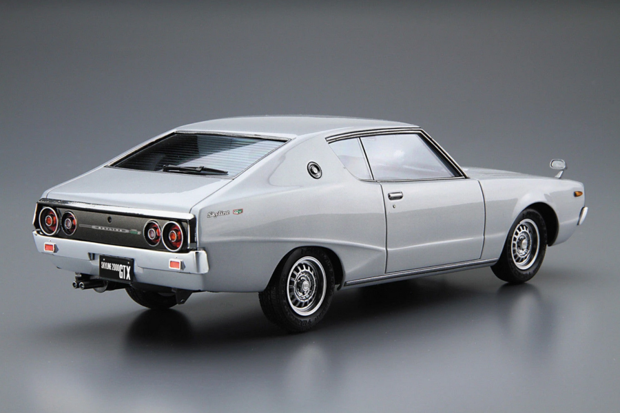 1:24 Scale Aoshima Nissan Skyline HT2000 GTX-E.S 1976 GC111 Model Kit - Image 3