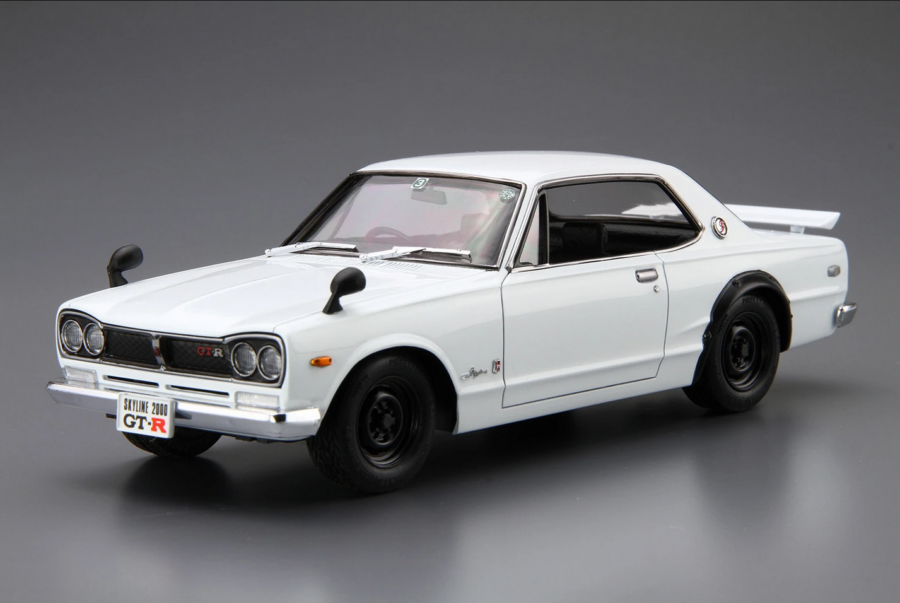 1:24 Scale Aoshima Nissan Skyline GTR Model Kit KPGC10 #26p - Image 2