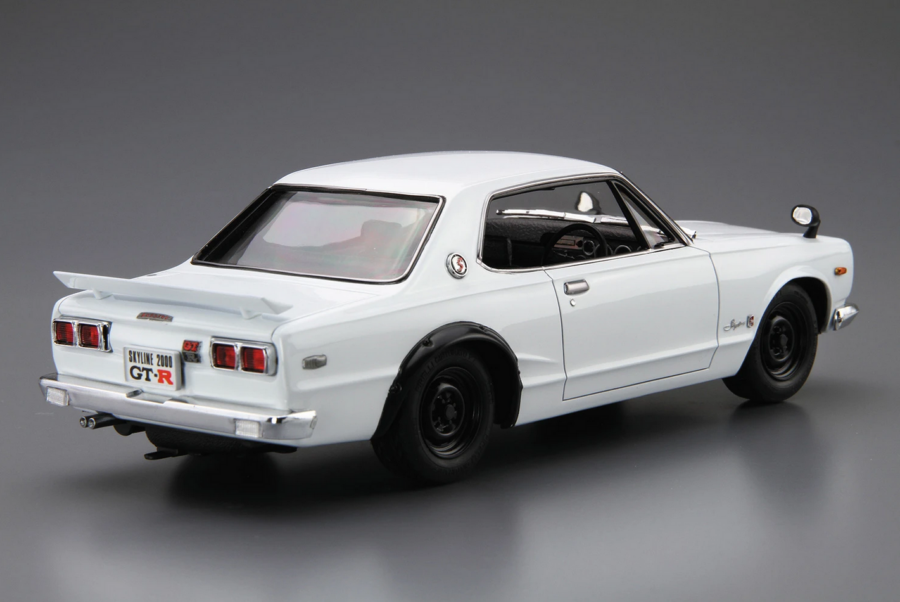 1:24 Scale Aoshima Nissan Skyline GTR Model Kit KPGC10 #26p - Image 3