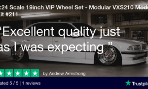 1:24 Scale VIP Modular VXS210 19 Inch Wheels & Tyre Set