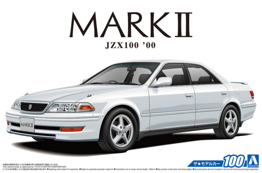1:24 Scale Aoshima Toyota Mark II Tourer JZX100 Model Kit