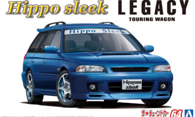 1:24 Scale Aoshima Subaru Legacy Touring By Hippo Sleek BG5 1993 Model Kit