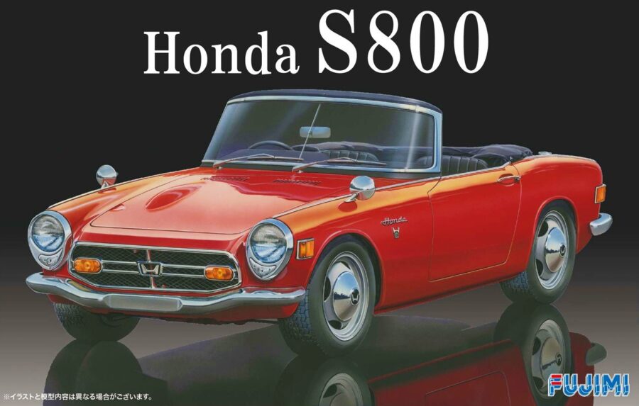 1:24 Scale Fujimi Scaled Honda S800 Model Kit