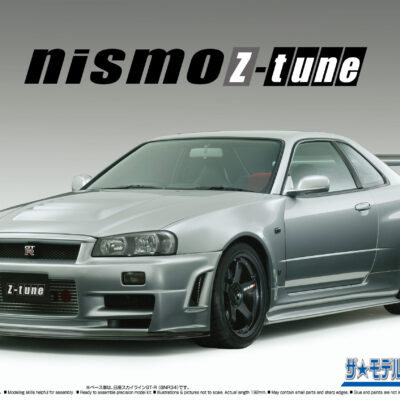 1:24 Scale Aoshima Nissan Skyline R34 GTR Nismo Z Tune '04 Car Model Kit