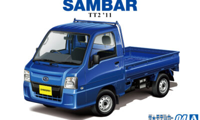 1:24 Scale Aoshima Subaru Sambar WR Blue Ltd Model Kit