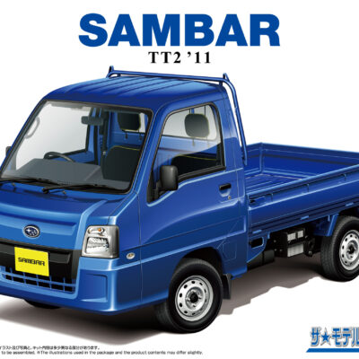 1:24 Scale Aoshima Subaru Sambar WR Blue Ltd Car Model Kit
