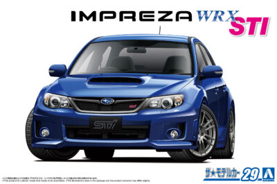 1:24 Scale Aoshima Subaru Impreza WRX STI Car Model Kit
