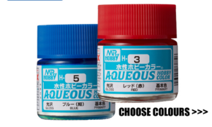 Mr Hobby AQUEOUS Range Paint Pots 10ml - Choose Colours
