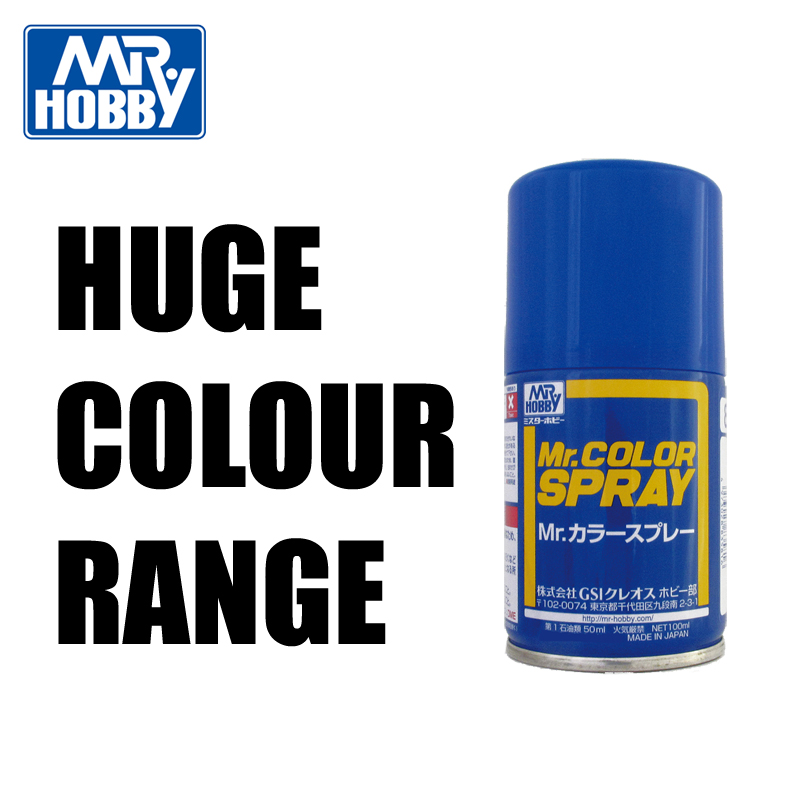 Mr Hobby Spray Paints For Painting Model Kits Lots Of Colours Kent