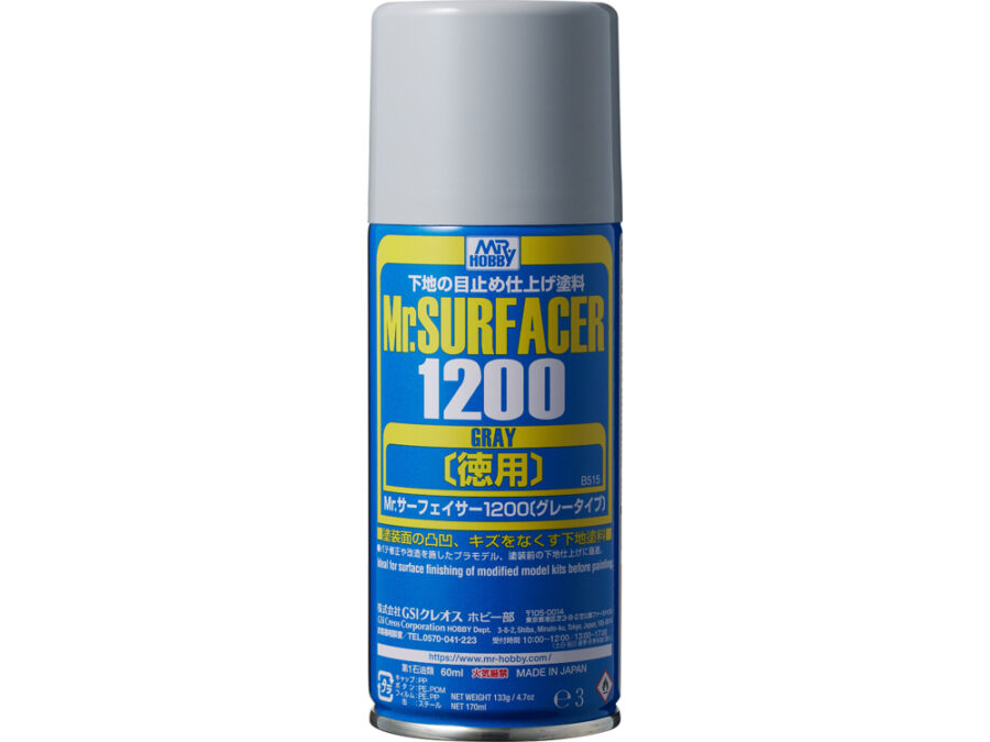 Mr Hobby Mr Surfacer 1200 Spray Can 170ml