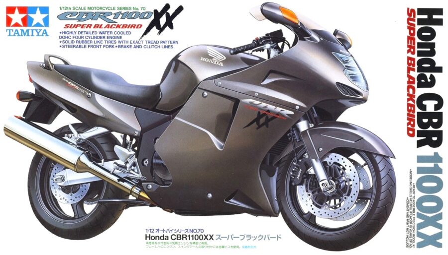 1:12 Scale Tamiya Honda CBR 1100XX S.Blackbird Bike Model Kit