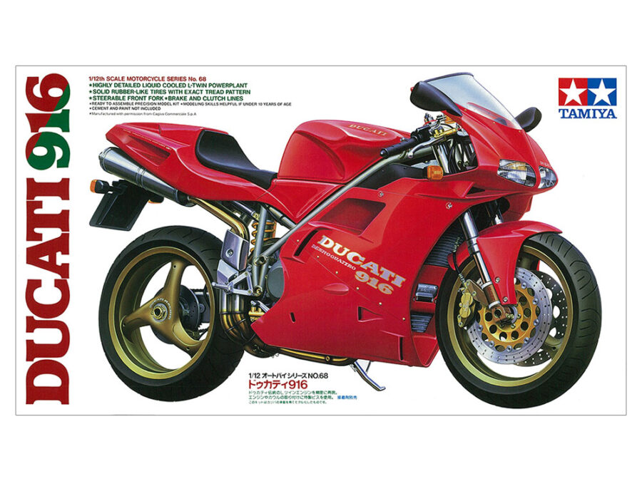 1:12 Scale Tamiya Ducati 916 Bike Model Kit