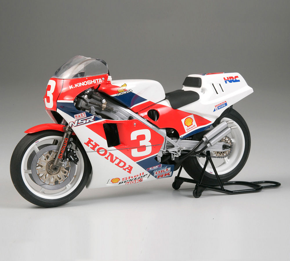 1:12 Scale Tamiya Honda NSR 500 Factory Colour Model Bike Kit - Image 2