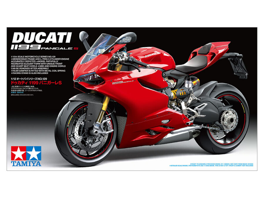 1:12 Scale Tamiya Ducati Panigale 1199 S Model Bike Kit