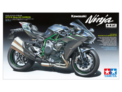 1:12 Scale Tamiya Kawasaki Ninja H2 Carbon Model Bike Kit