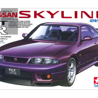1:24 Scale Tamiya Nissan Skyline R33 GTR V-Spec Model Kit