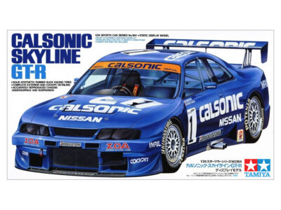 1:24 Scale Tamiya Nissan Skyline R33 GTR Calsonic JGTC Race Car Model Kit