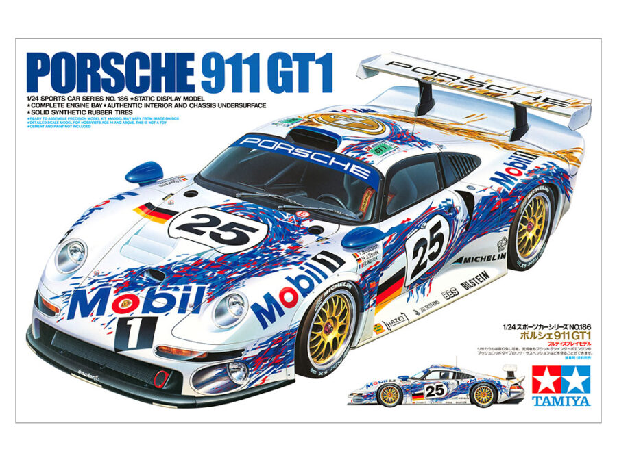 1:24 Scale Porsche 911 GT1 Racing Car Model Kit