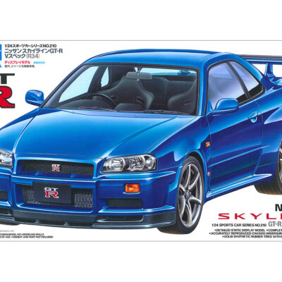 1:24 Scale Tamiya Nissan Skyline R34 GTR VSpec Model Car Kit
