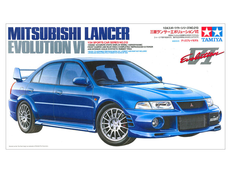 1:24 Scale Tamiya Mitsubishi Lancer Evo VI Model Kit