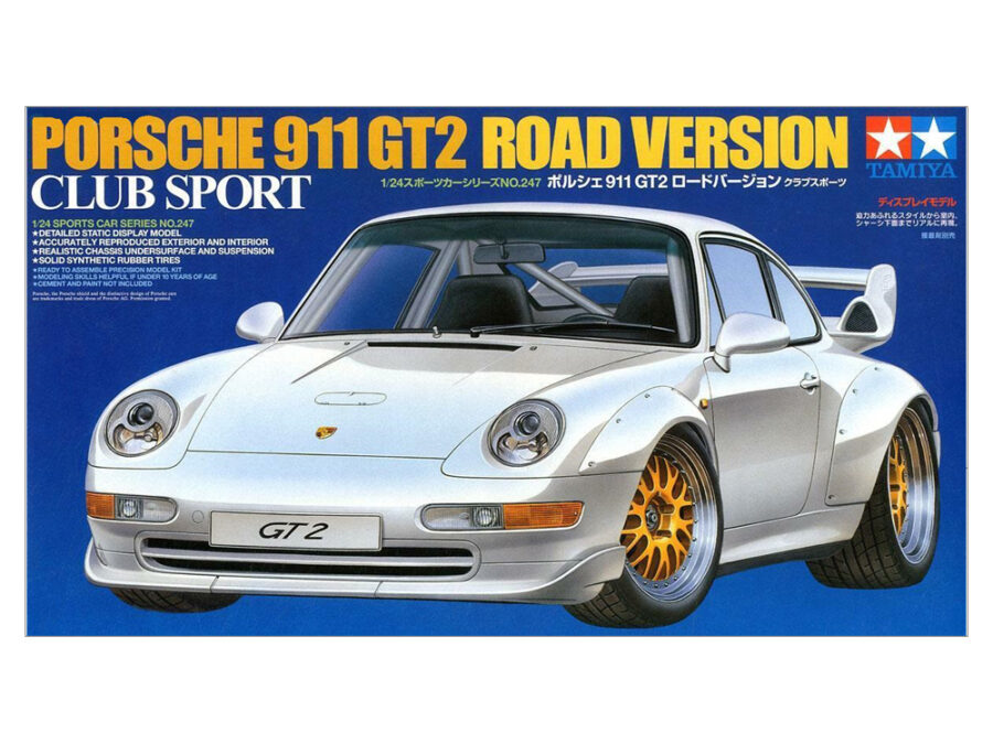 1:24 Scale Tamiya Porsche 911 GT2 Road Version Model Kit