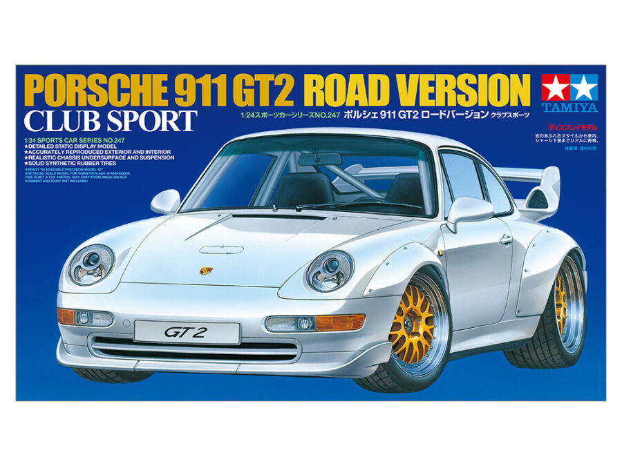 1:24 Scale Tamiya Porsche 911 GT2 Road Version Model Kit