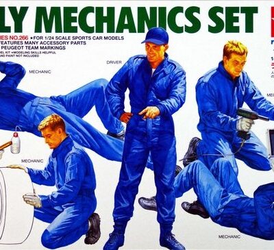 1:24 Scale Tamiya Rally / Race Mechanics Scene Set Model Kit