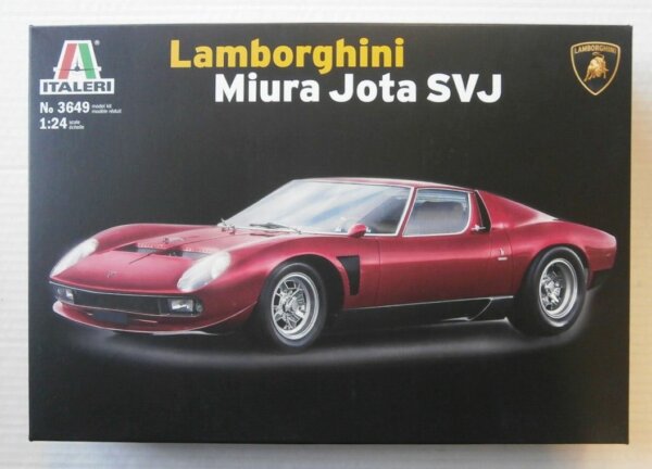 1:24 Scale Lamborghini Miura Jota Model Car Kit #1254P - Kent Models