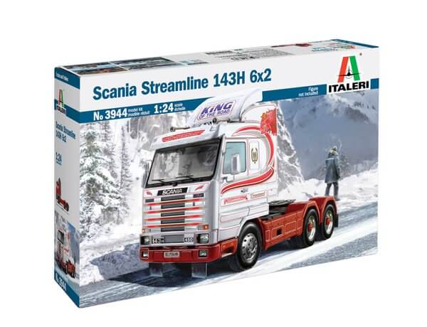 1:24 Scale Italeri Scania Streamline 143H 6X2 Truck Tractor Unit #1514