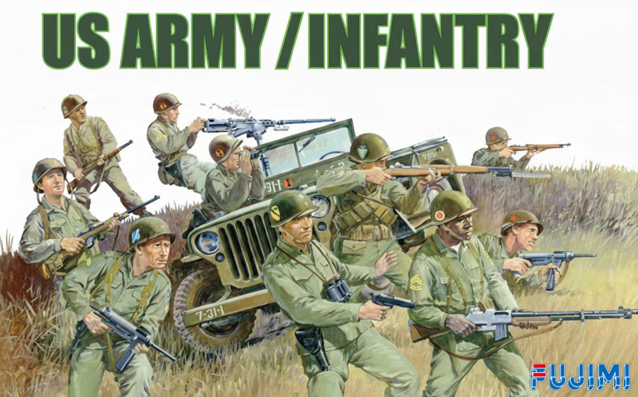 1:76 Scale Fujimi US Army Infantry Set