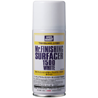 Mr Hobby Mr Finishing Surfacer 1500 Spray Can 170ml - White