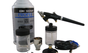 Airbrush Starter Set Ready To Go [just add paint] With Propellant #2124