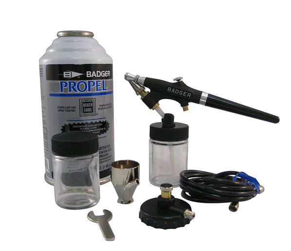 Airbrush Starter Set Ready To Go [just add paint] With Propellant #2124