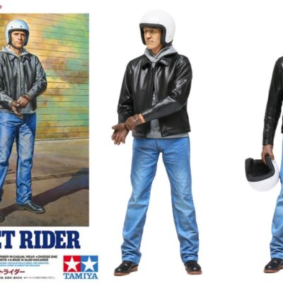 1:12 Scale Tamiya Street Rider Figure For all 1:12 Bike Model Kits