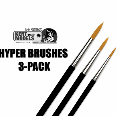 Kent Models Hiper Brush Set - 3 Pack