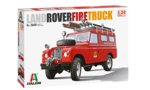 1:24 Scale Italeri Land Rover Fire Truck Version Model Kit #1287p