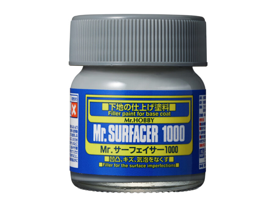 Mr.Hobby Surfacer 1000/1500 40ml Jar - By Hand/Airbrush - Image 3