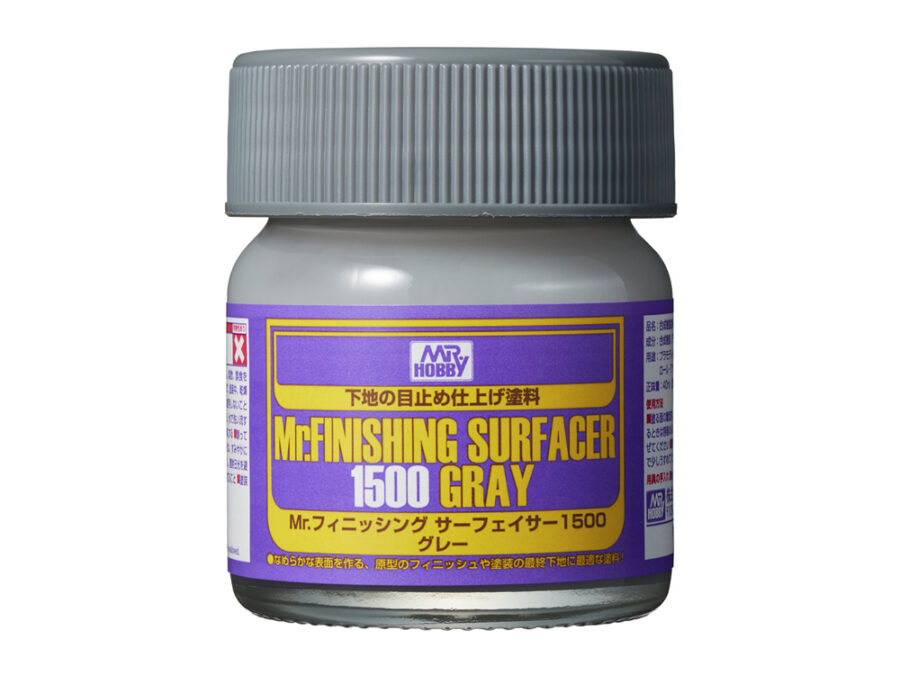 Mr.Hobby Surfacer 1000/1500 40ml Jar - By Hand/Airbrush - Image 8