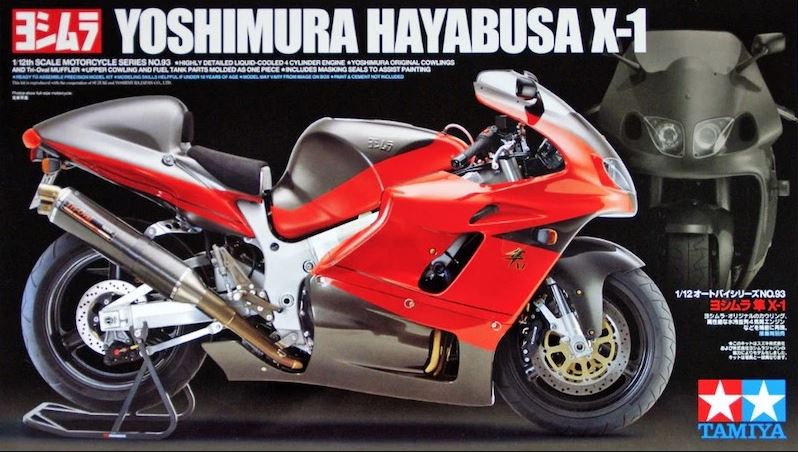 1:12 Scale Tamiya Suzuki Yoshimura Hayabusa X1 Model Kit #1274 - Kent ...