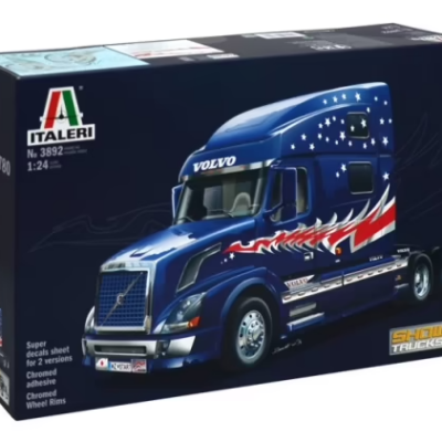 1:24 Scale Italeri Volvo VN760 Model Truck Kit