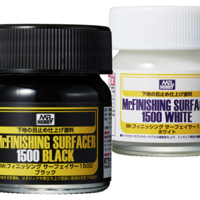Mr Hobby Surfacer 1000/1500 Primer Paint Jar - Choose Colour