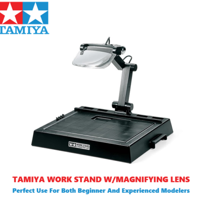 Tamiya Workstation With Magnifying Lens For Building Model Kits